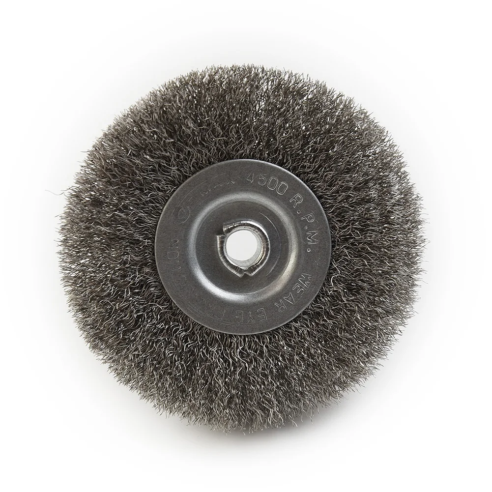 Professional Wheel Wire 3 Inch 6mm Arbor Stainless Steel Brush For Bench Grinder Abrasive Universal High Quality
Professional Wheel Wire 3 Inch 6mm Arbor Stainless Steel Brush For Bench Grinder Abrasive Universal High Quality
