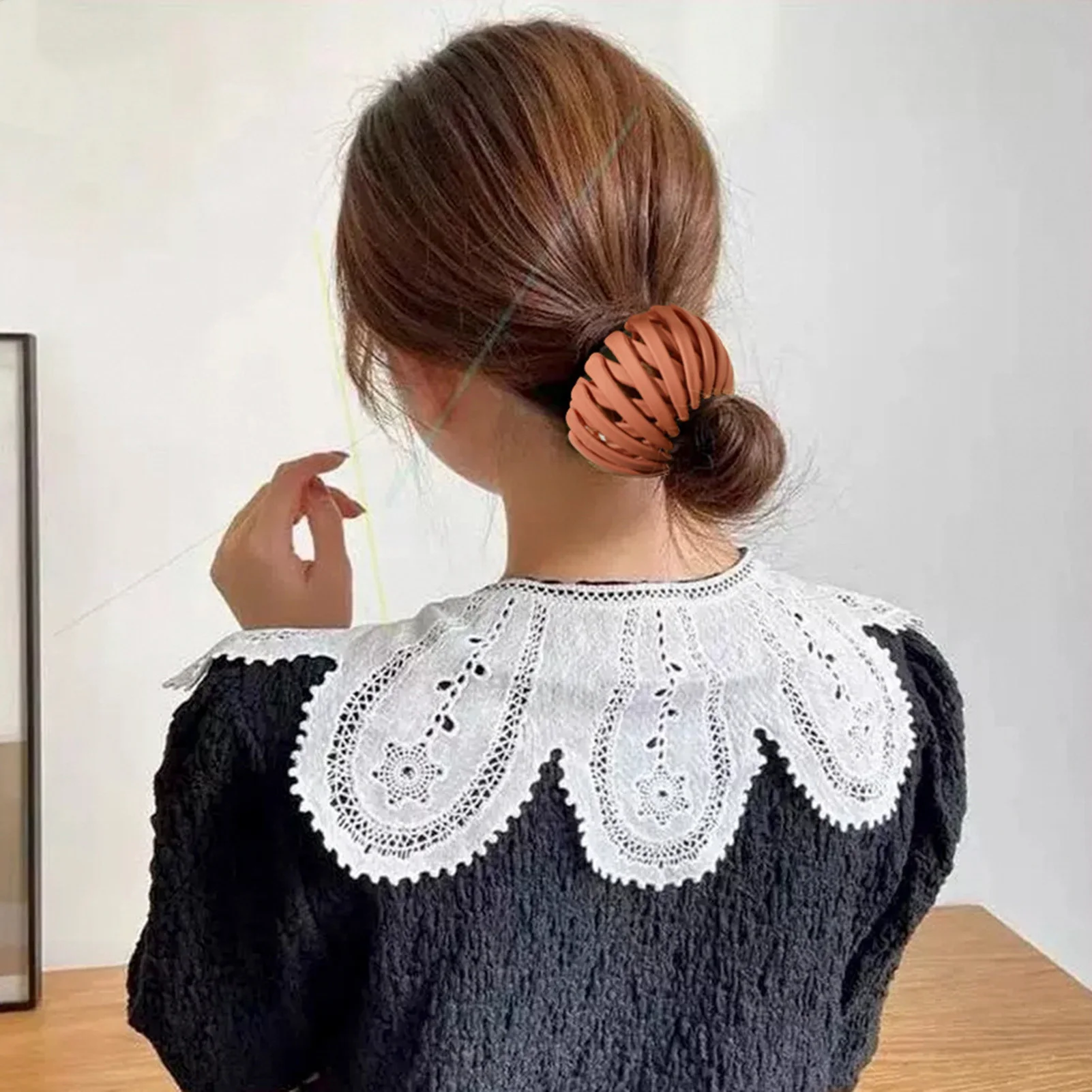 Lazy Bird's Nest Plate Hairpin 7Pcs Expandable Ponytail Holder Clip Vintage Geometric Retractable Hair Bird Nest Shaped Hair
Lazy Bird's Nest Plate Hairpin 7Pcs Expandable Ponytail Holder Clip Vintage Geometric Retractable Hair Bird Nest Shaped Hair