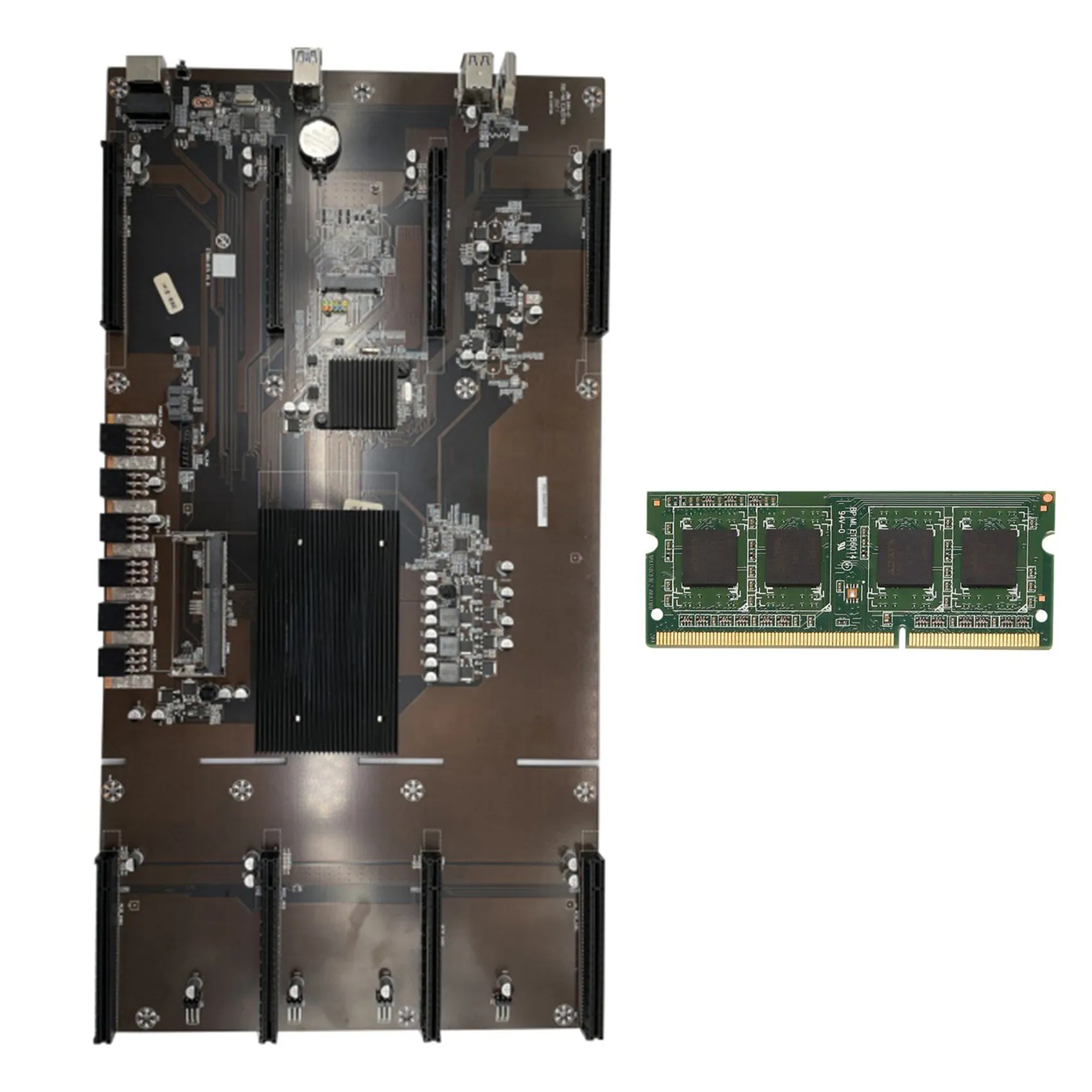 Материнская плата ETH80 B75 BTC для майнинга + DDR3 4G 1600 МГц ОЗУ 8xpcie 16X LGA1155 поддержка 1660 2070 3090 RX580 графическая карта
Материнская плата ETH80 B75 BTC для майнинга + DDR3 4G 1600 МГц ОЗУ 8xpcie 16X LGA1155 поддержка 1660 2070 3090 RX580 графическая карта