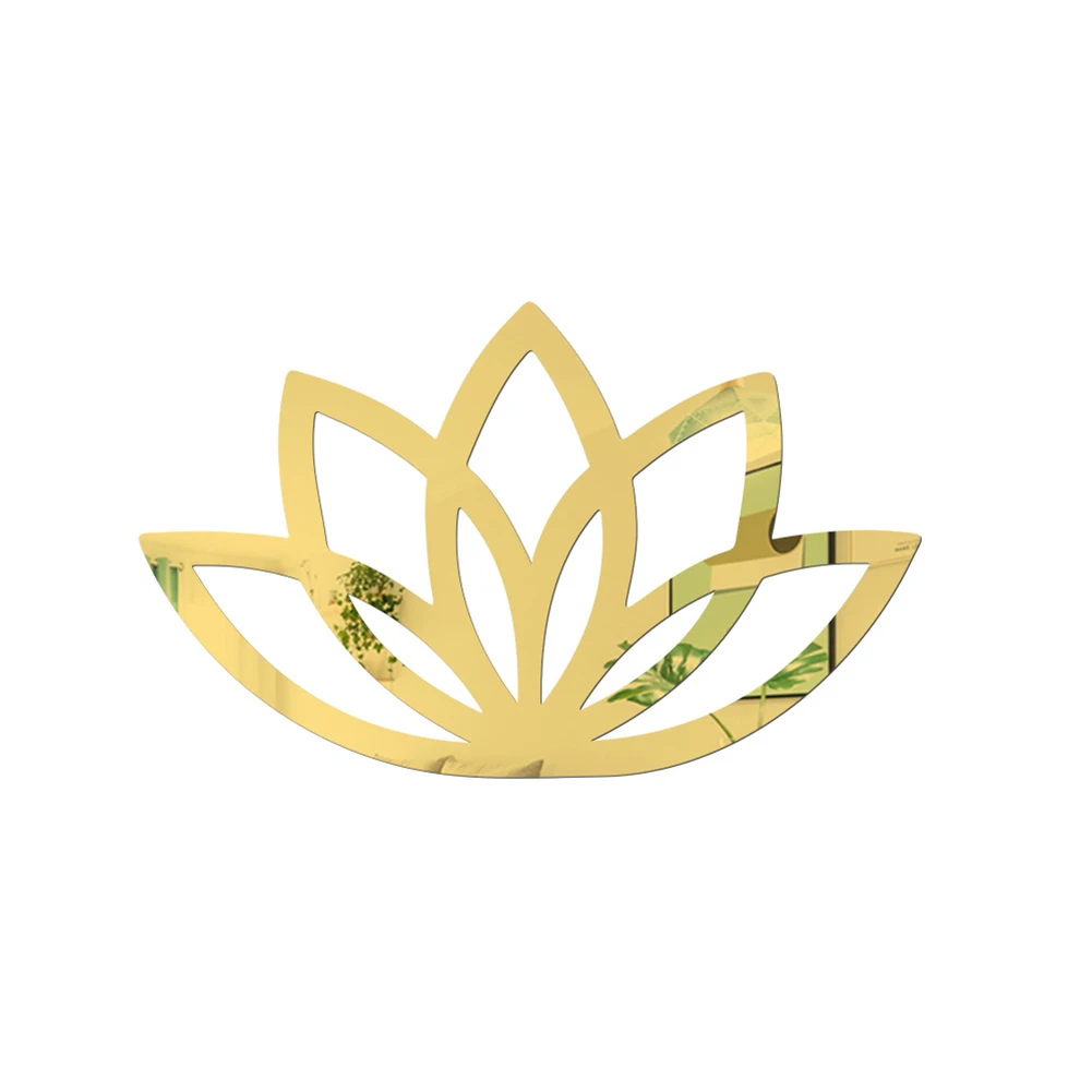3D Openwork Lotus Mirror Acrylic Wall Sticker Waterproof Anti-corrosion For Bathroom Living Room Decal Home Decoration
3D Openwork Lotus Mirror Acrylic Wall Sticker Waterproof Anti-corrosion For Bathroom Living Room Decal Home Decoration
