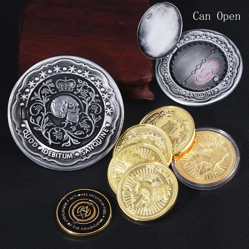 John Wick Film Blood Oath Marker Coin Keychain Can Open Adjudicator Black Medallion Keanu Reeves Fans Gift Souvenir Collection
John Wick Film Blood Oath Marker Coin Keychain Can Open Adjudicator Black Medallion Keanu Reeves Fans Gift Souvenir Collection