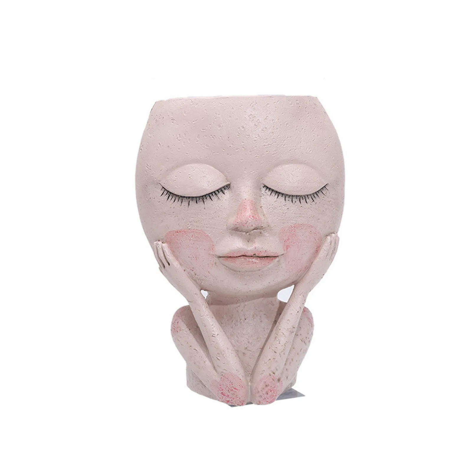 Funny Flower Pot Face Covering Girl Character Ceramic FlowerPot Succulent Pots Small Potted Plant For Office Desktop Decoration
Funny Flower Pot Face Covering Girl Character Ceramic FlowerPot Succulent Pots Small Potted Plant For Office Desktop Decoration