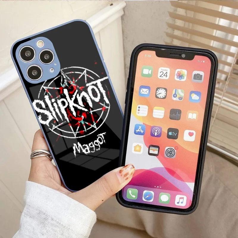 Slipknots Phone Case For IPhone 14 13 12 11 Pro Max X XR XS 8 7 Plus Liquid Glass Color Phone Cover
Slipknots Phone Case For IPhone 14 13 12 11 Pro Max X XR XS 8 7 Plus Liquid Glass Color Phone Cover