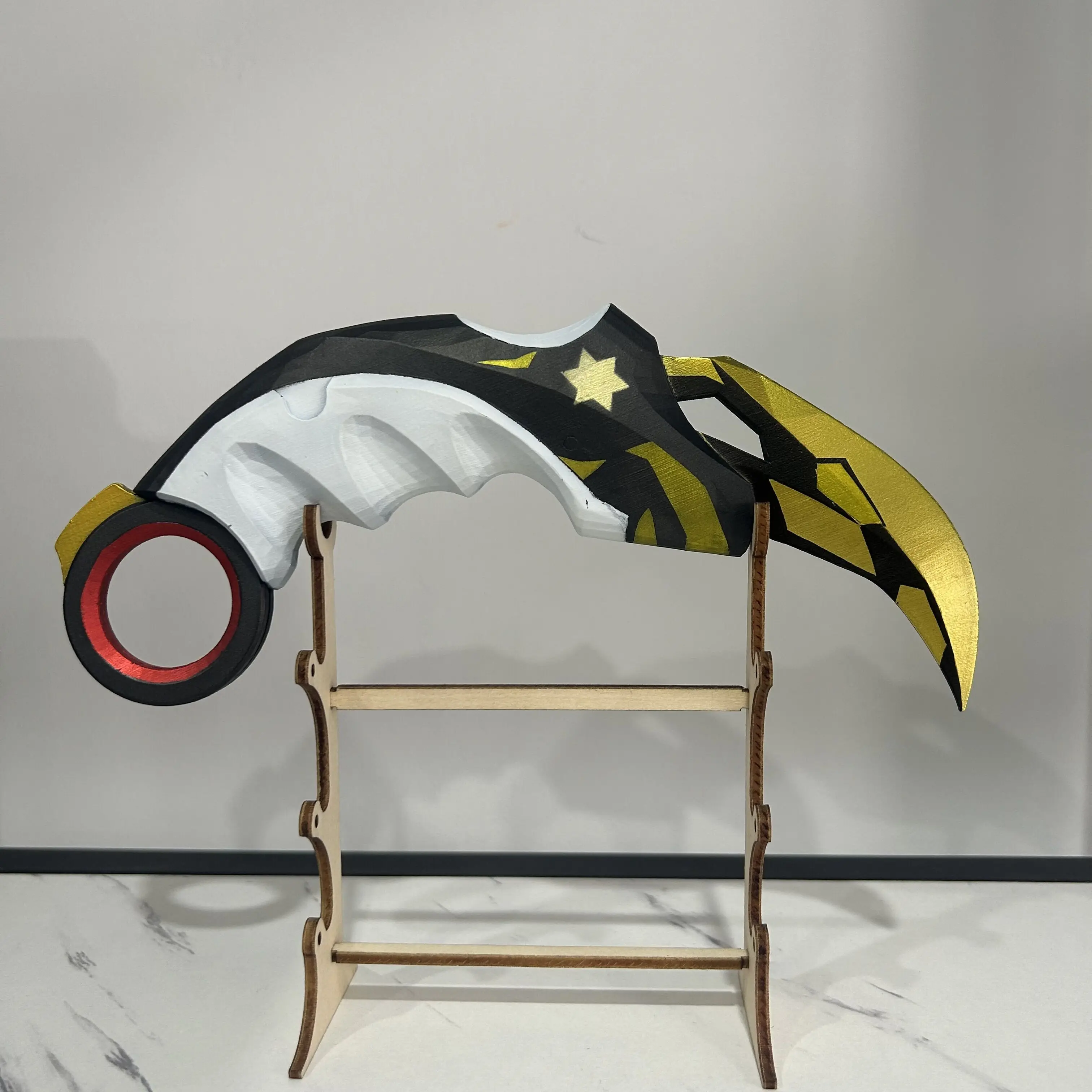 Hot Valorant Weapon Cosplay Sword Prime Anime Game Rotatable Claw Kanata Knife Butterfly Model Real Katana Steel SwordToy Gift 
Hot Valorant Weapon Cosplay Sword Prime Anime Game Rotatable Claw Kanata Knife Butterfly Model Real Katana Steel SwordToy Gift