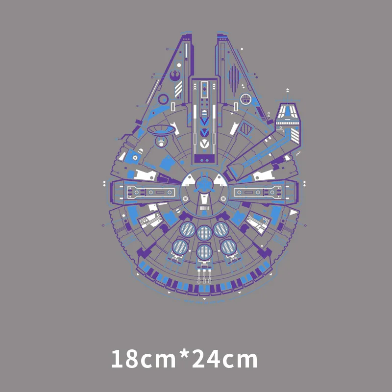Термотрансферные нашивки с принтом из фильма Звездные войны Дарт Вейдер