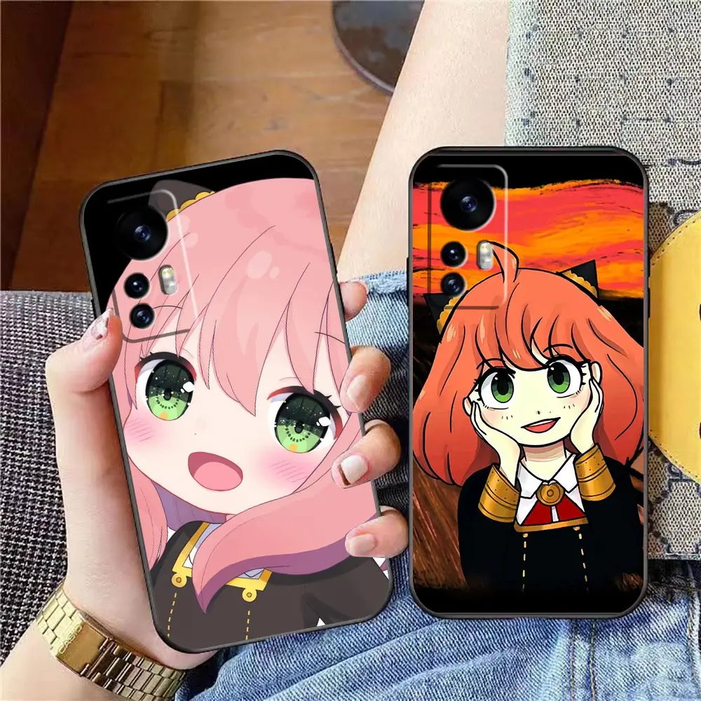 

Phone Case For Xiaomi Mi 13 12 12T 11 11T 10 9SE 9 CC9 8SE 8 6 6X 5 5S 5X Pro Tpro Lite Plus Fundas Capa Anime Spy X Family Anya