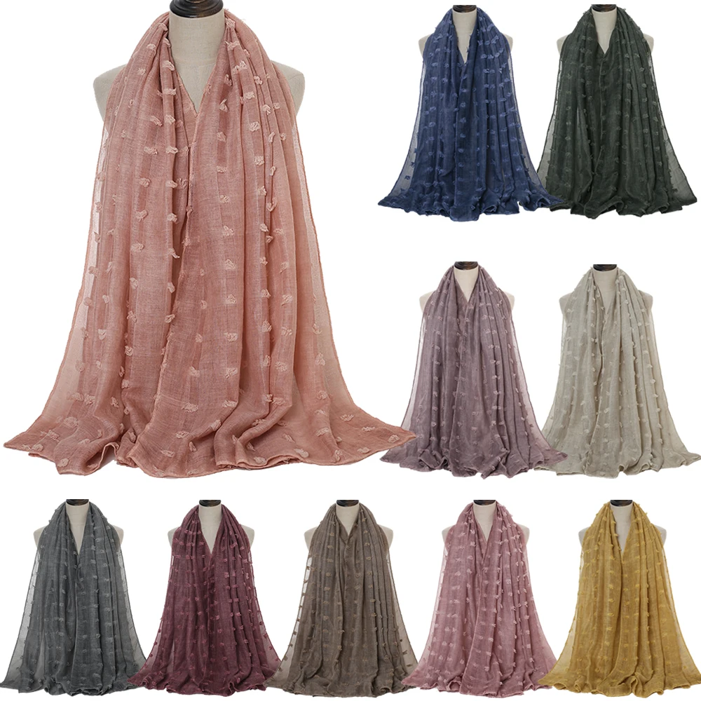 180*85cm Muslim Women Long Scarf Scarves Hijab Cotton Linen Maxi Shawls Wrap Headscarf Turban Islamic Hijabs Solid Color Fashion
180*85cm Muslim Women Long Scarf Scarves Hijab Cotton Linen Maxi Shawls Wrap Headscarf Turban Islamic Hijabs Solid Color Fashion