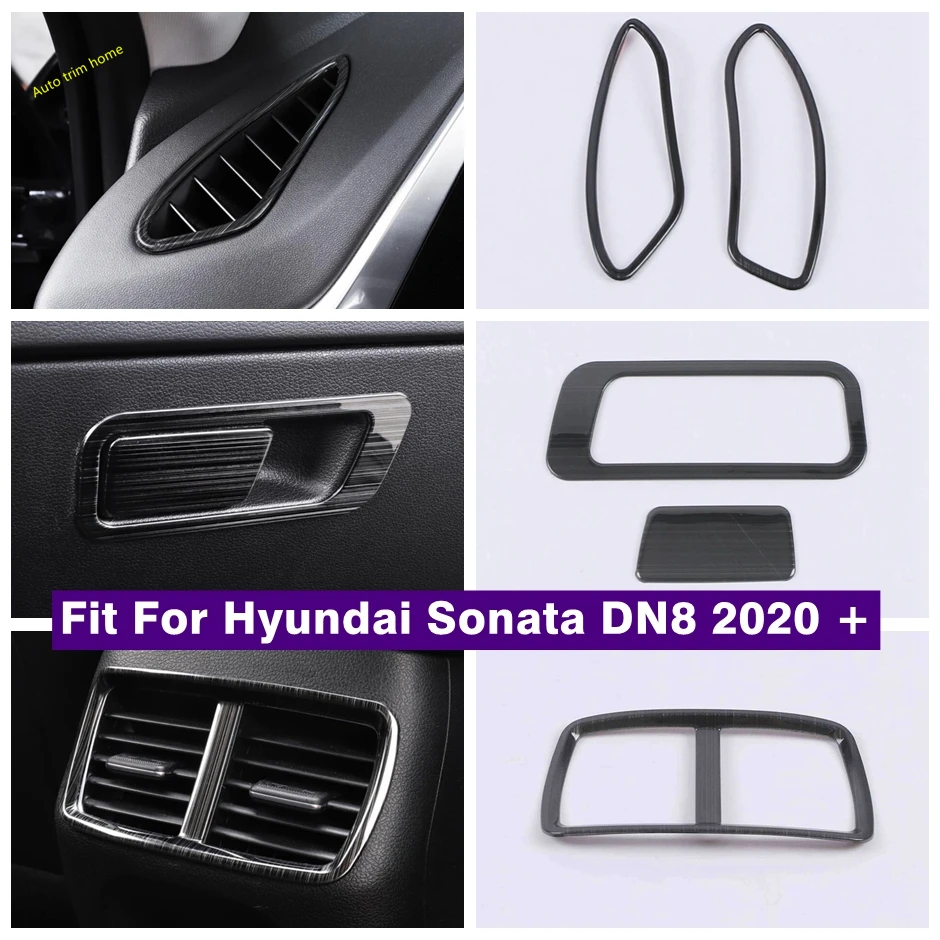 Black Brushed Dashboard Rear Air Conditioner Outlet Vent Armrest Glove Storage Box Cover Trim For Hyundai Sonata DN8 2020 - 2023
Black Brushed Dashboard Rear Air Conditioner Outlet Vent Armrest Glove Storage Box Cover Trim For Hyundai Sonata DN8 2020 - 2023