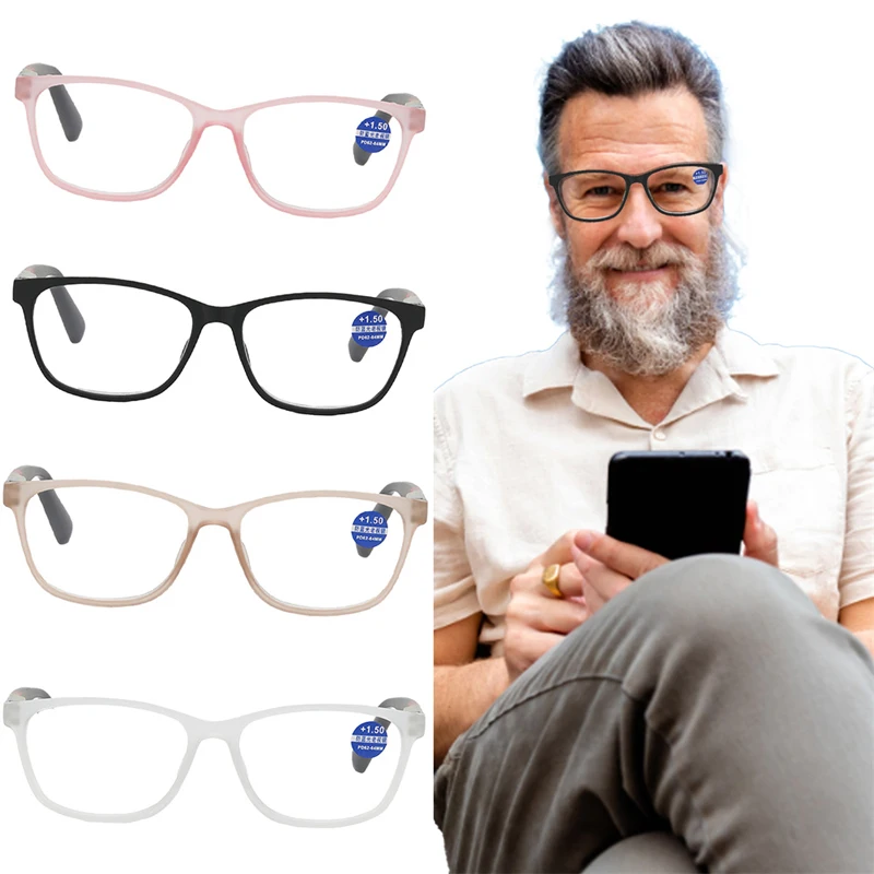 Unisex Anti Blue Light Reading Glasses Anti-UV High Definition Presbyopia Eyeglasses Diopter +1.0 +1.5 +2.0 +2.5 +3.0 +3.5 +4.0
Unisex Anti Blue Light Reading Glasses Anti-UV High Definition Presbyopia Eyeglasses Diopter +1.0 +1.5 +2.0 +2.5 +3.0 +3.5 +4.0