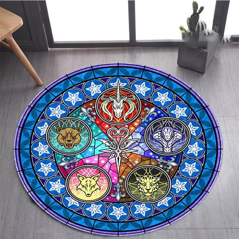 Cartoon Kingdom Heart Round Carpet, Children's Leisure Area Living Room Bedroom Area Carpet Room Headrest Cushion Non slip Pad
Cartoon Kingdom Heart Round Carpet, Children's Leisure Area Living Room Bedroom Area Carpet Room Headrest Cushion Non slip Pad