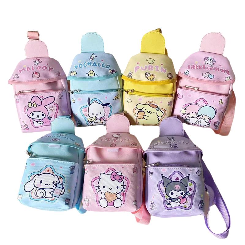 Sanrioed Cinnamoroll My Melody Hellokittys Kuromi Pu Outdoor Travel Chest Bag Anime Kawaii Girl Heart Messenger Bag Coin Purse
Sanrioed Cinnamoroll My Melody Hellokittys Kuromi Pu Outdoor Travel Chest Bag Anime Kawaii Girl Heart Messenger Bag Coin Purse