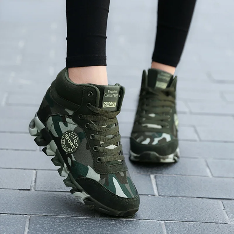 New Comfort Camouflage Sneakers Women Hide Heel Canvas Casual Shoes Woman Platform High Top Sneakers Wedge Outdoor Sports Shoes
New Comfort Camouflage Sneakers Women Hide Heel Canvas Casual Shoes Woman Platform High Top Sneakers Wedge Outdoor Sports Shoes