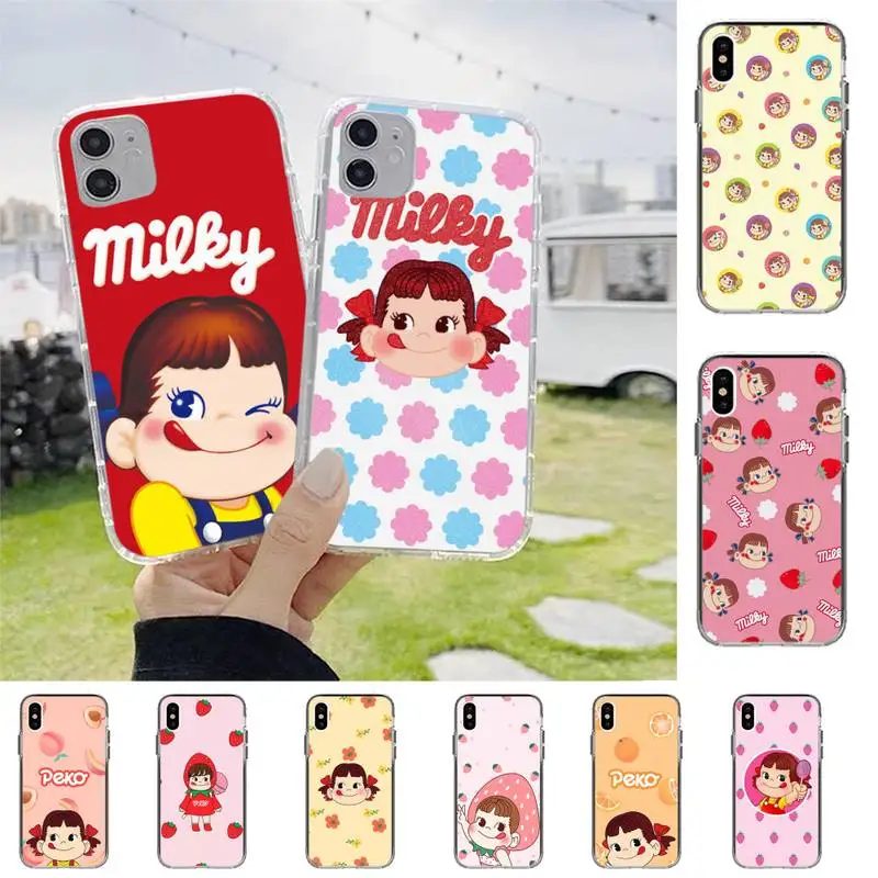 Japan milk Chocolate dessert cute cartoon Peko fujiya Phone Case For iPhone X XS MAX 6 6s 7 7plus 8 8Plus 5S SE 2020 XR 11 11pro
Japan milk Chocolate dessert cute cartoon Peko fujiya Phone Case For iPhone X XS MAX 6 6s 7 7plus 8 8Plus 5S SE 2020 XR 11 11pro