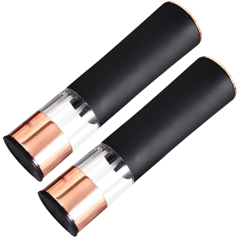 2Pcs Automatic Salt Pepper Grinder Electric Spice Mill Battery Powered Adjustable Coarseness Pepper Mill Kitchen
2Pcs Automatic Salt Pepper Grinder Electric Spice Mill Battery Powered Adjustable Coarseness Pepper Mill Kitchen