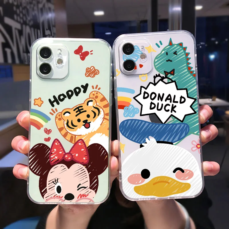 Mickey Mouse Donald Duck Pooh Phone Case For Apple iPhone 14 13 12 11 mini XS XR X Pro Max 8 7 6S 6 Plus Transparent Cover
Mickey Mouse Donald Duck Pooh Phone Case For Apple iPhone 14 13 12 11 mini XS XR X Pro Max 8 7 6S 6 Plus Transparent Cover