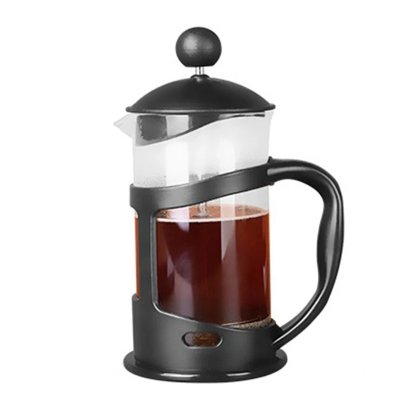 1 Piece Practical Coffee Maker Multifunctional Durable Coffee Teapot Stainless Steel Glass Coffeeware 600ML
1 Piece Practical Coffee Maker Multifunctional Durable Coffee Teapot Stainless Steel Glass Coffeeware 600ML