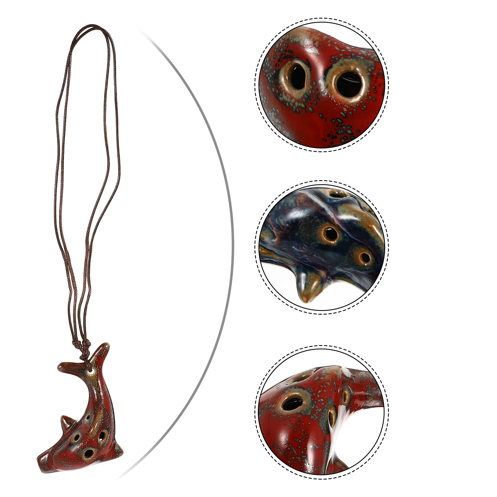 Ocarina Ceramic Professional Necklace Beginner Instrument Wind Xun Ancient Flute Chinese Potato Hole Holes Classic Style Folk
Ocarina Ceramic Professional Necklace Beginner Instrument Wind Xun Ancient Flute Chinese Potato Hole Holes Classic Style Folk