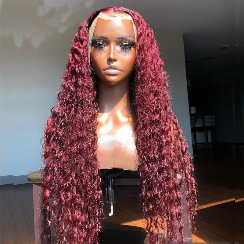 26inch 180%Density Wine Red Long Soft Curly Wig Pre Plucked Heat Ressistant Lace Front Wig For Women With Baby Hair Daily Wigs
26inch 180%Density Wine Red Long Soft Curly Wig Pre Plucked Heat Ressistant Lace Front Wig For Women With Baby Hair Daily Wigs