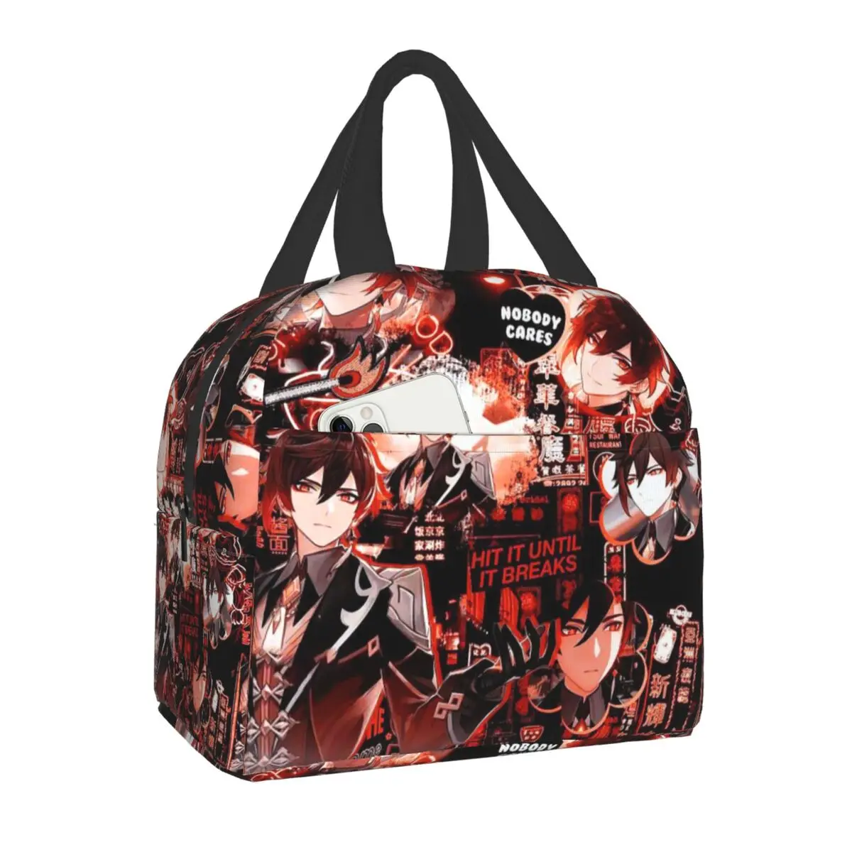 Zhongli Genshin Impact Insulated Lunch Bag for Women Kids Anime Game Cooler Thermal Bento Box Beach Camping Picnic Lunch Boxes
Zhongli Genshin Impact Insulated Lunch Bag for Women Kids Anime Game Cooler Thermal Bento Box Beach Camping Picnic Lunch Boxes