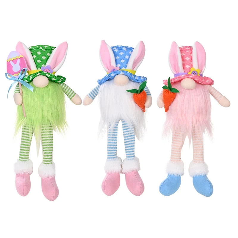 Long Legs Easter Rudolf Gnome Elf Bunny LED Light Luminous Rabbit Faceless Doll Gift Kids DIY Happy Easter Party Decor
Long Legs Easter Rudolf Gnome Elf Bunny LED Light Luminous Rabbit Faceless Doll Gift Kids DIY Happy Easter Party Decor