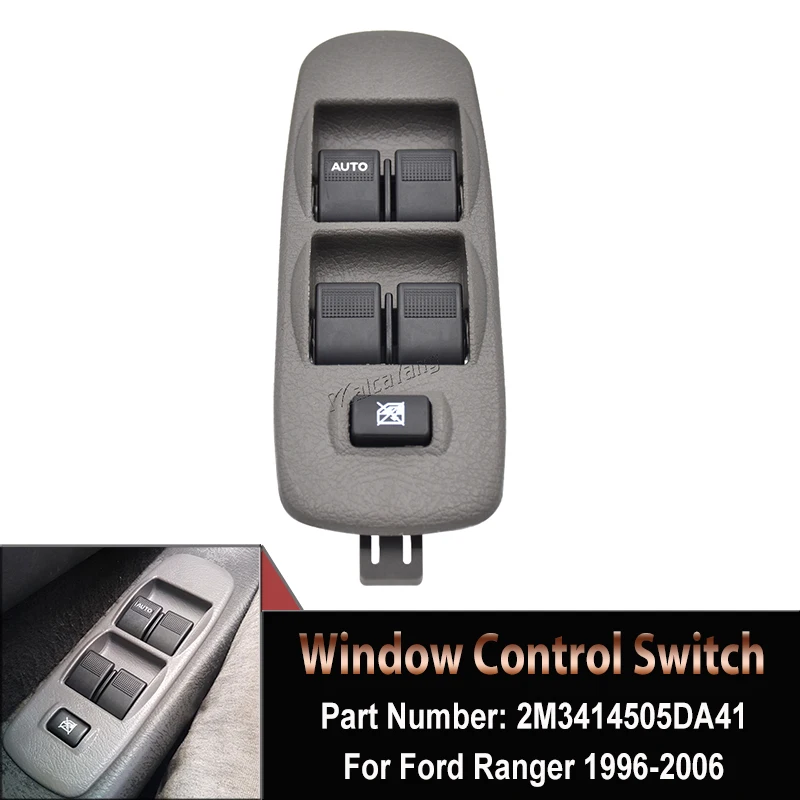 High Quality Front Left Driver Side Electric Power Master Window Switch 2M3414505DA41For Ford Ranger 1996-2006 2M34-14505-DA41
High Quality Front Left Driver Side Electric Power Master Window Switch 2M3414505DA41For Ford Ranger 1996-2006 2M34-14505-DA41