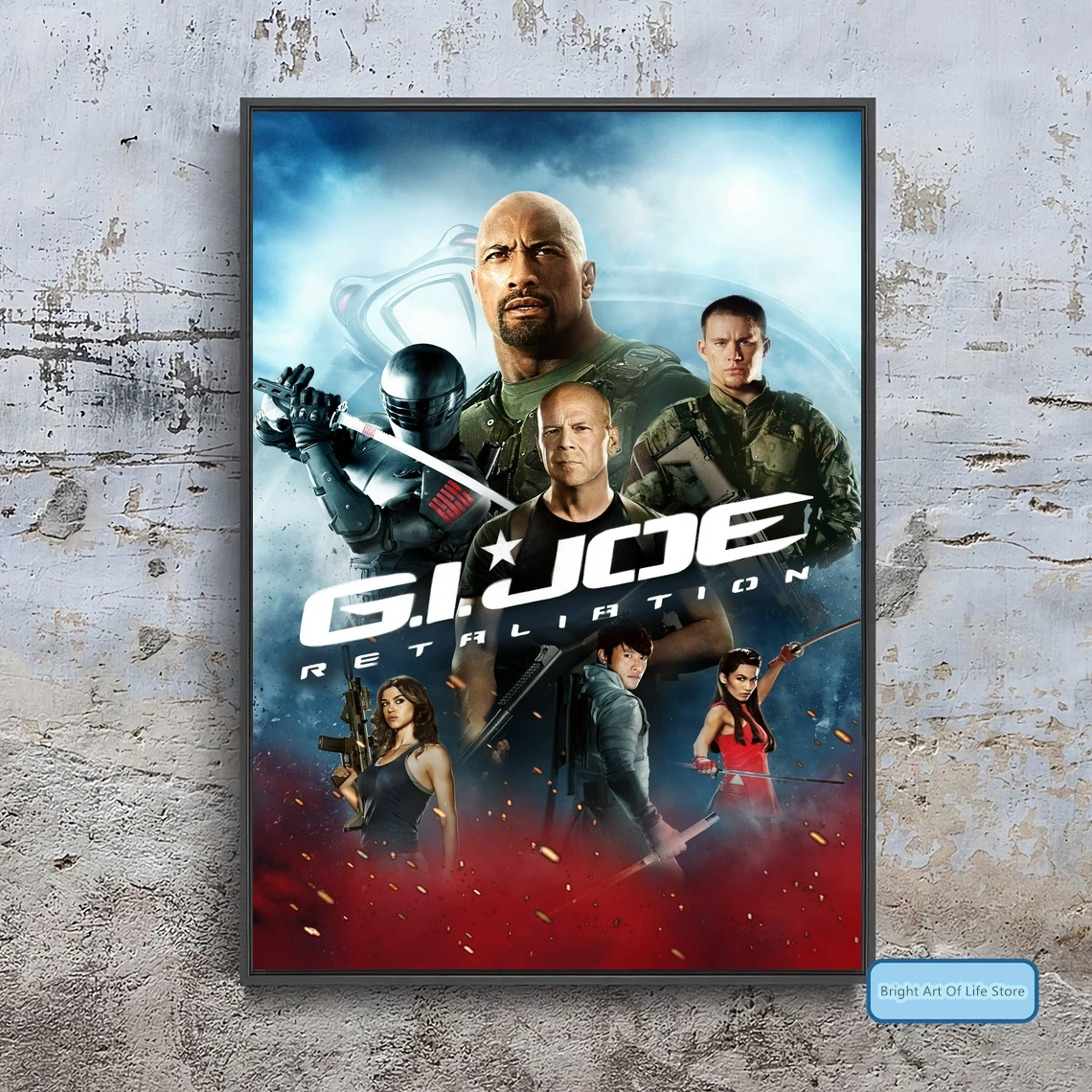 G.I. Joe Retaliation (2013) Movie Poster Cover Photo Canvas Print Wall Art Home Decor (Unframed)
G.I. Joe Retaliation (2013) Movie Poster Cover Photo Canvas Print Wall Art Home Decor (Unframed)