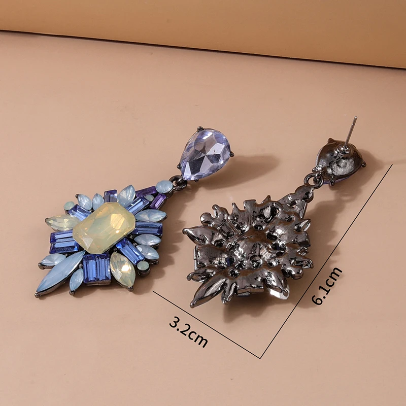 Chic Matchy Statement Drop Earrimg Crystal Violets Color Flower Dangle Earrings Wedding for Women Evening Party Luxury Jewelry
Chic Matchy Statement Drop Earrimg Crystal Violets Color Flower Dangle Earrings Wedding for Women Evening Party Luxury Jewelry