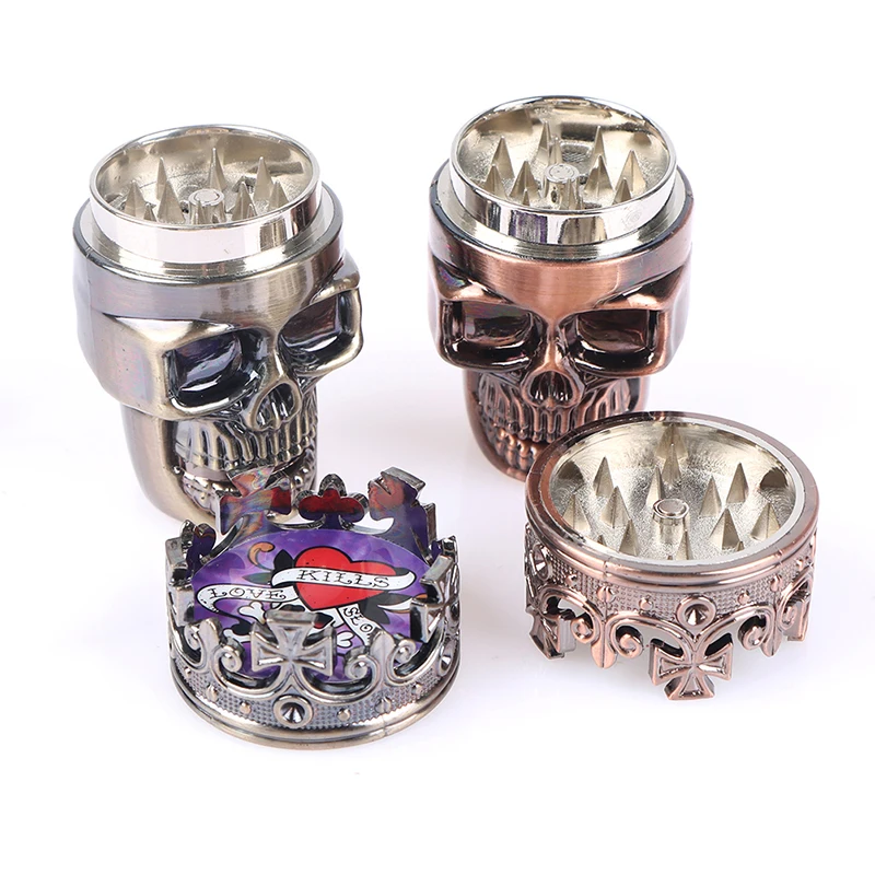 1PC Plastic 3 Layers Classic King Skull Tobacco Herb Spice Grinder Crusher Hand Muller Smoke Grinders Smoking Accessories Gift
1PC Plastic 3 Layers Classic King Skull Tobacco Herb Spice Grinder Crusher Hand Muller Smoke Grinders Smoking Accessories Gift