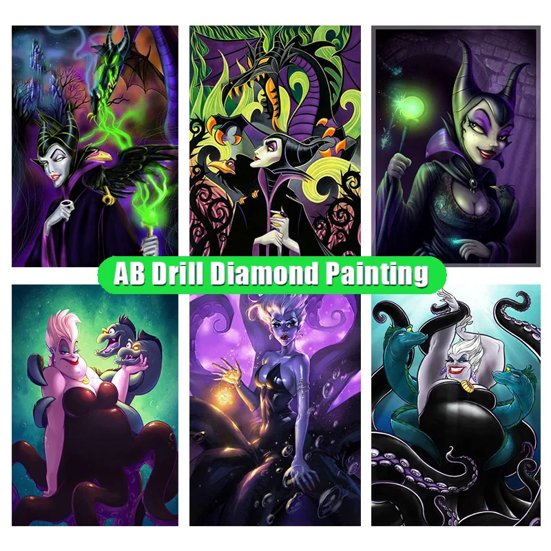 5D Diy Ab Diamond Painting Disney Villain Evil Witch Maleficent Embroidery Abstract Art Mosaic Full Drill Home Decor Gifts Ll394
5D Diy Ab Diamond Painting Disney Villain Evil Witch Maleficent Embroidery Abstract Art Mosaic Full Drill Home Decor Gifts Ll394