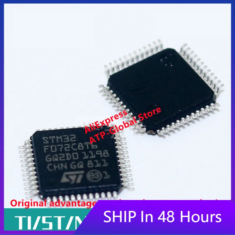 10PCS original spot STM32F072C8T6 microcontroller MCU microcontroller electronic components IC BOM distribution sheet
10PCS original spot STM32F072C8T6 microcontroller MCU microcontroller electronic components IC BOM distribution sheet