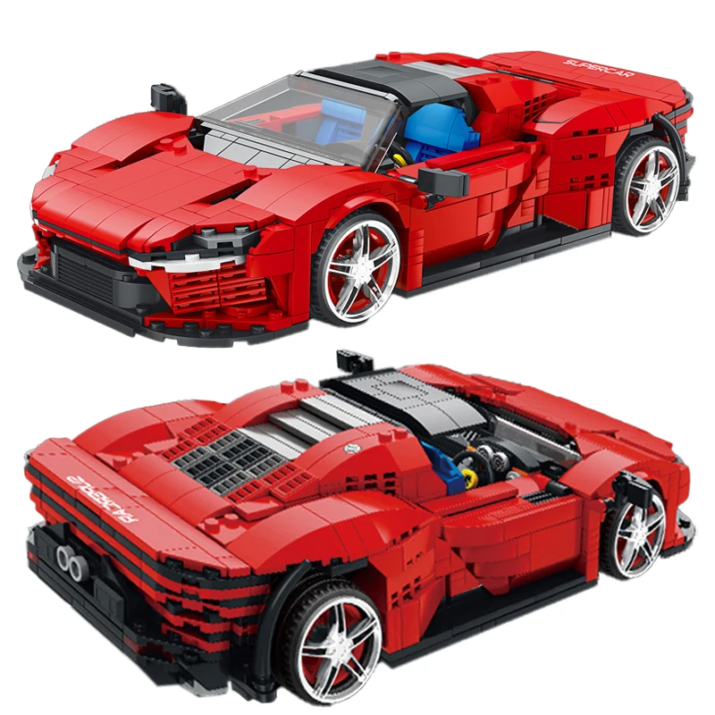 2022 Expert Racing Car Ferraried Daytona SP3 Car Model Building Block MOC City Speed Vehicle Bricks Kits Toys For Children Gifts 
2022 Expert Racing Car Ferraried Daytona SP3 Car Model Building Block MOC City Speed Vehicle Bricks Kits Toys For Children Gifts