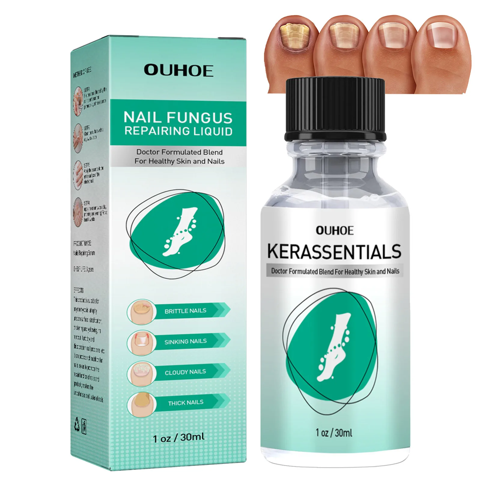 Toenail Repair Solution Extra Strong Finger & Toenail Nail Repair Liquid Fungi Fingernail & Toe Nail Solution For Discolored
Toenail Repair Solution Extra Strong Finger & Toenail Nail Repair Liquid Fungi Fingernail & Toe Nail Solution For Discolored