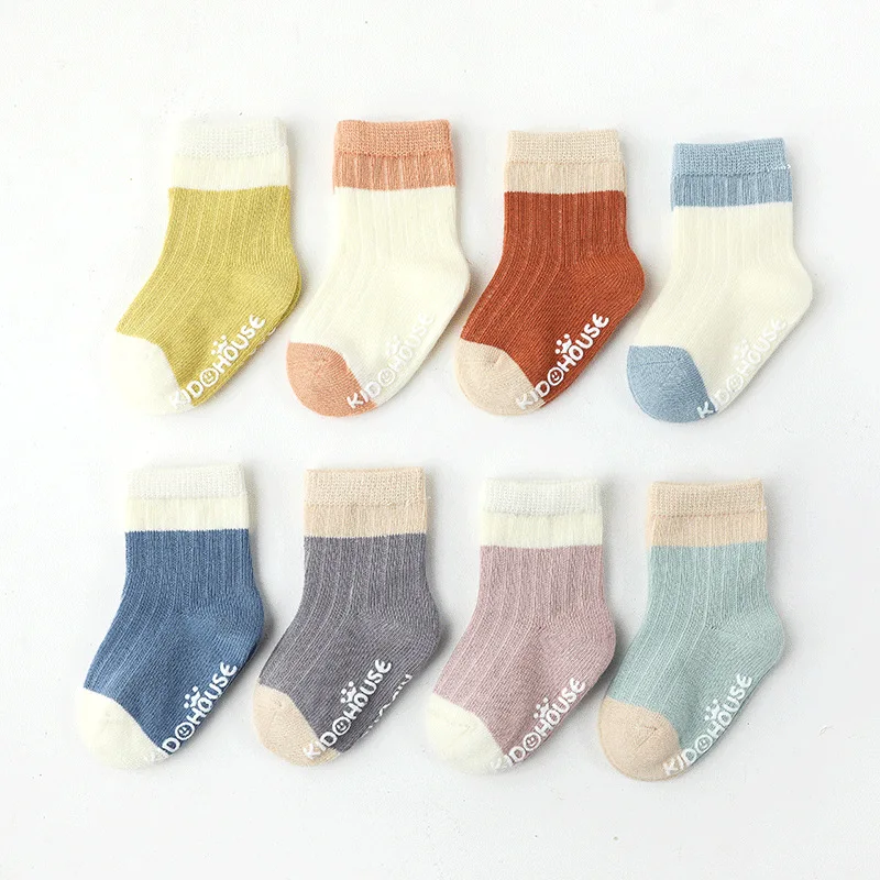 0-36M Newborn Baby Socks With Rubber Soles Infant Baby Girls Boys Shoes Spring Baby Patchwork Color Socks Anti-slip Soft Sock
0-36M Newborn Baby Socks With Rubber Soles Infant Baby Girls Boys Shoes Spring Baby Patchwork Color Socks Anti-slip Soft Sock