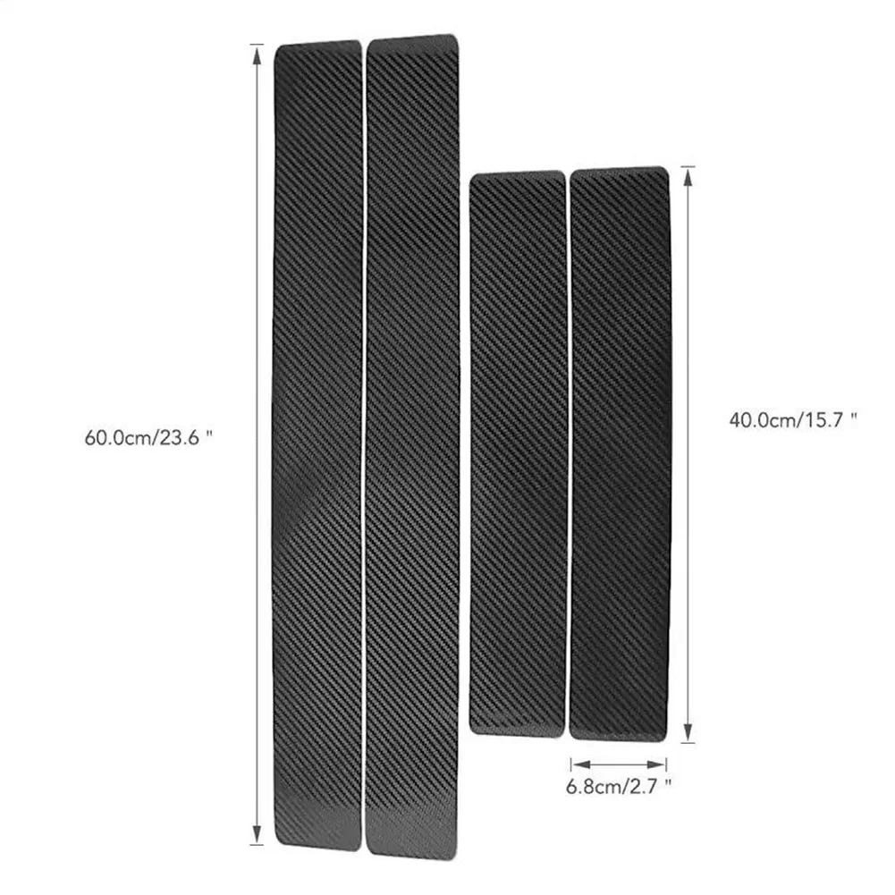 4pcs Anti-scratch Sticker 60*6.8*2cm Carbon Fiber Texture Door Sill Anti-scratch Cover Scuff Covers For Rear Sills
4pcs Anti-scratch Sticker 60*6.8*2cm Carbon Fiber Texture Door Sill Anti-scratch Cover Scuff Covers For Rear Sills