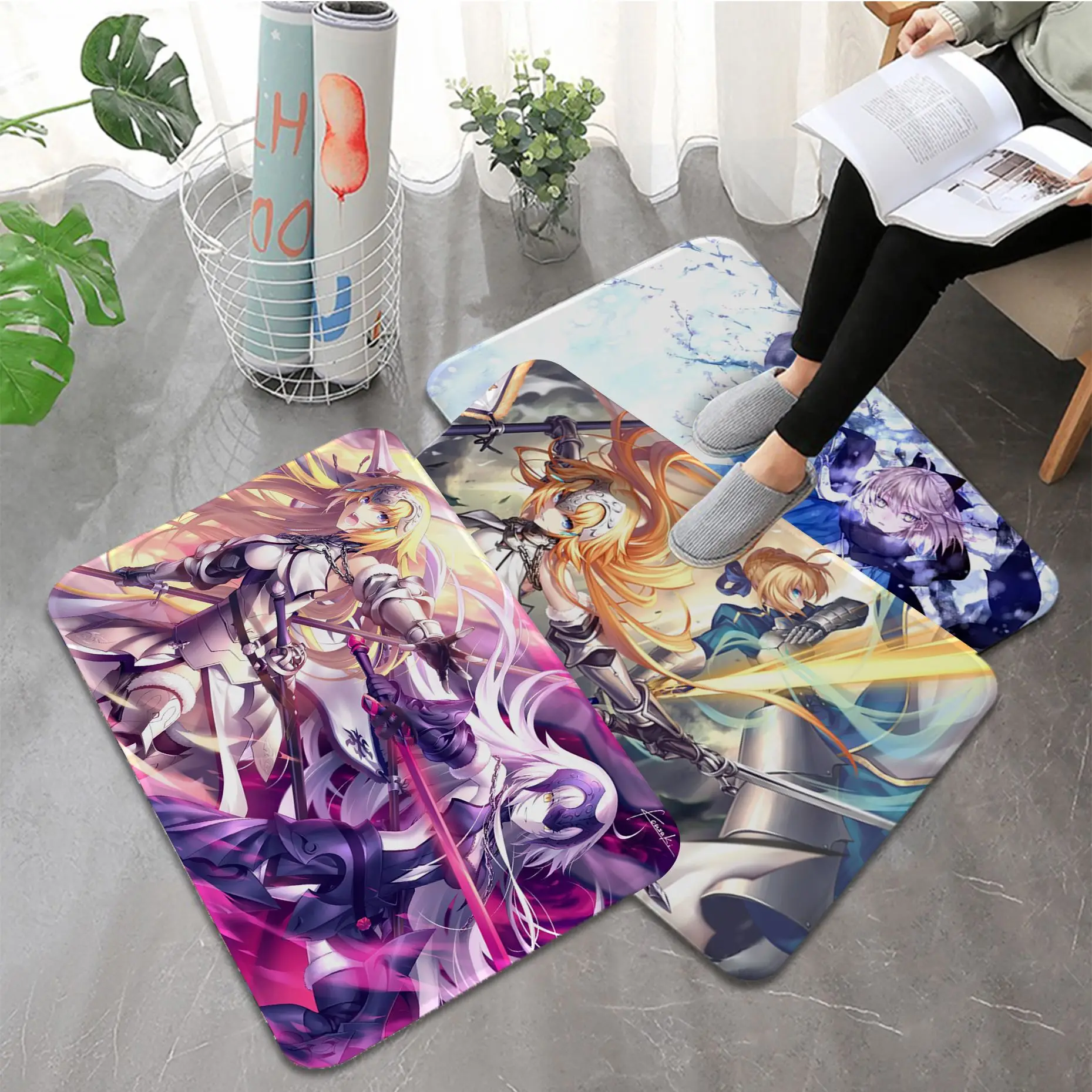 Фланелевый напольный коврик с аниме принтом Fate Grand Order, декоративный коврик для ванной, нескользящий коврик для гостиной, кухни, Придверный к...
Фланелевый напольный коврик с аниме принтом Fate Grand Order, декоративный коврик для ванной, нескользящий коврик для гостиной, кухни, Придверный к...