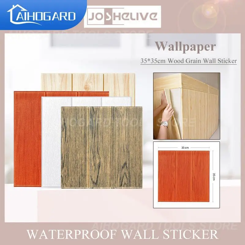 3D Wall Sticker Wall Wood stripe Wallpaper Self-Adhesive Waterproof Panel For DIY Living Room Bedroom TV Background Decor
3D Wall Sticker Wall Wood stripe Wallpaper Self-Adhesive Waterproof Panel For DIY Living Room Bedroom TV Background Decor