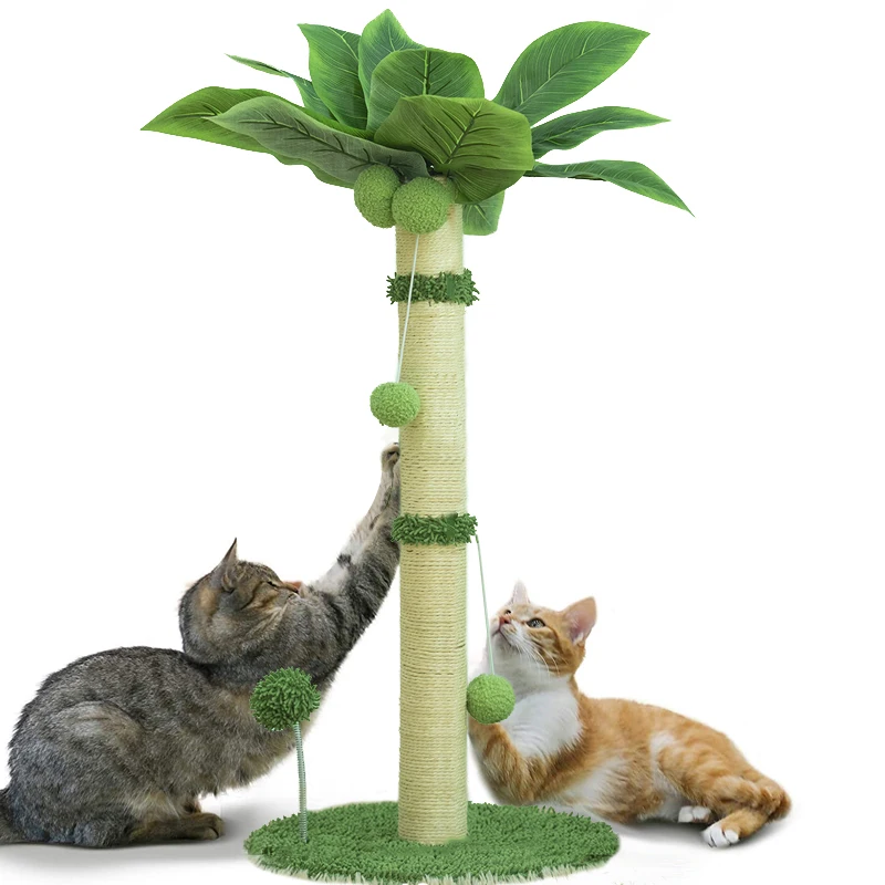 Cat Scratching Post with Hanging Ball and 33 inches Tall Cat Scratching Post w/ Sisal Rope for Indoor Large Cat Scratching Post
Cat Scratching Post with Hanging Ball and 33 inches Tall Cat Scratching Post w/ Sisal Rope for Indoor Large Cat Scratching Post