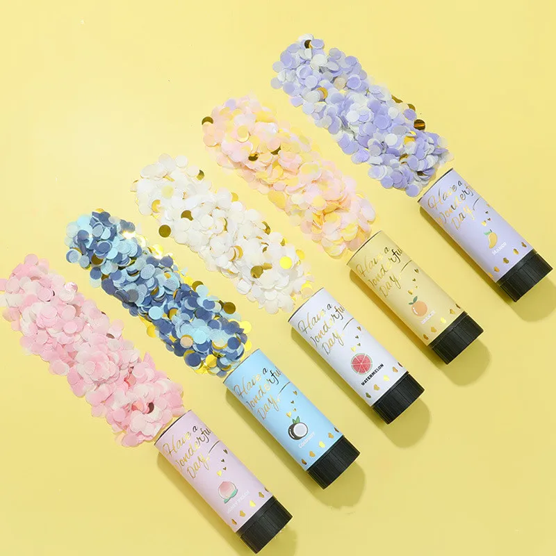Fragrance Mini Spray Canister Birthday Wedding Party Hand Twisted Spring Confetti Cannon Tube Fireworks for New Year
Fragrance Mini Spray Canister Birthday Wedding Party Hand Twisted Spring Confetti Cannon Tube Fireworks for New Year