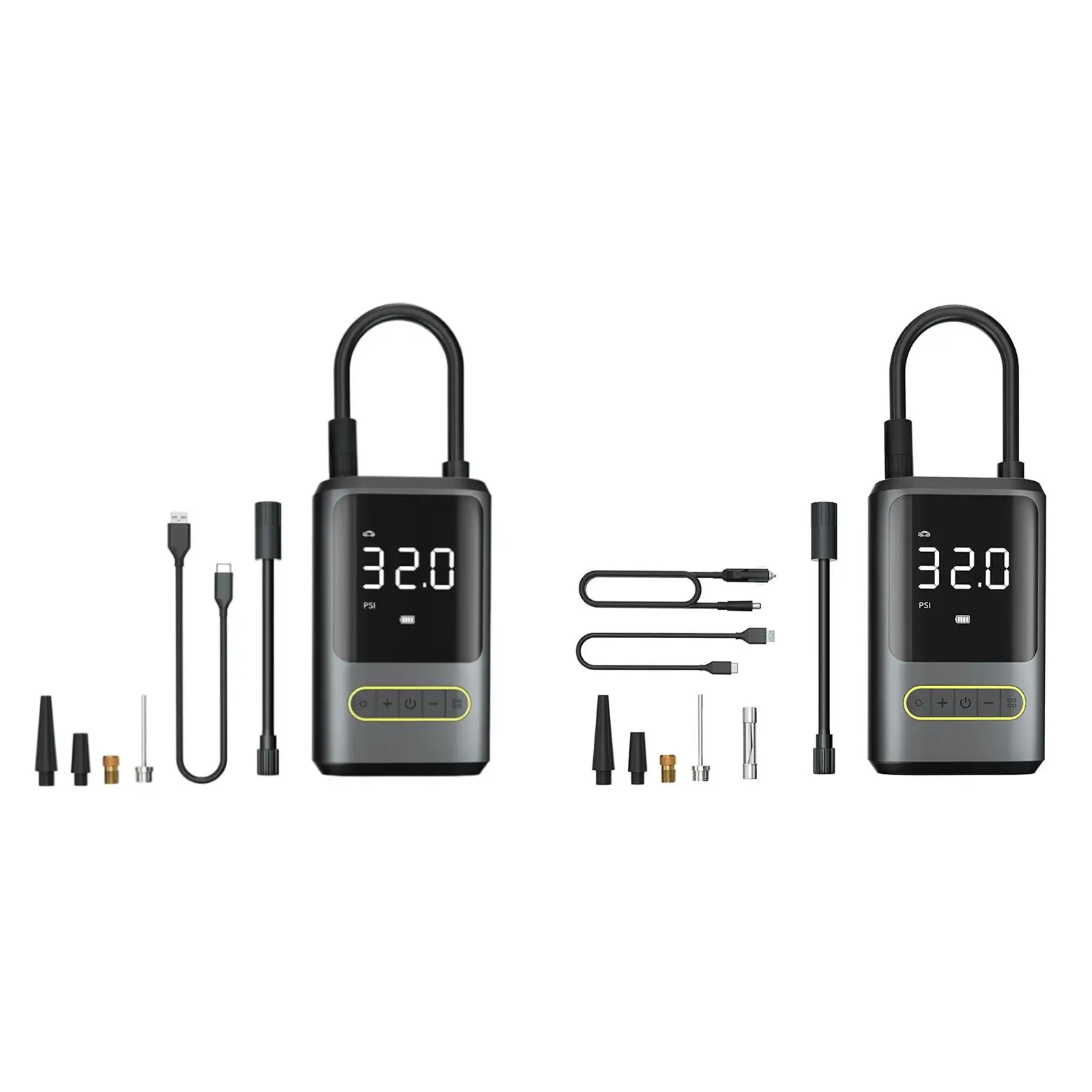 Automobile Tire Inflator Pump Small Handheld Fast Inflation Tire Pressure Detection Portable Tire Air Pump fors SUV
Automobile Tire Inflator Pump Small Handheld Fast Inflation Tire Pressure Detection Portable Tire Air Pump fors SUV
