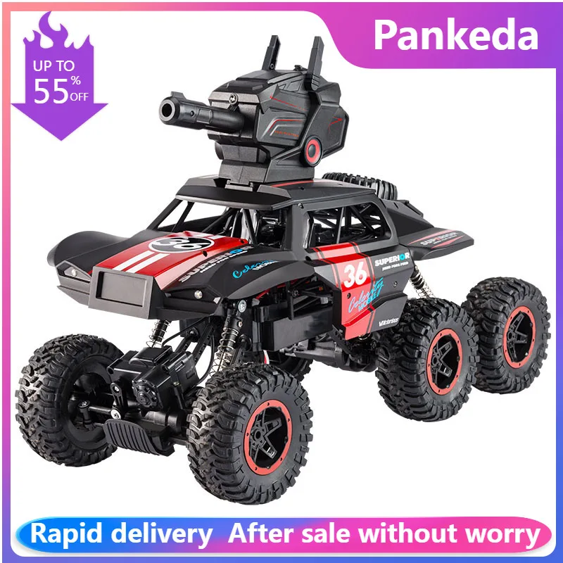 

Gestures Multiplayer Tank Rc Tank Toy 2.4G Radio Controlled Car 4WD Crawler Water Bomb War RC Tank Control Toy For Boy Kids Gift