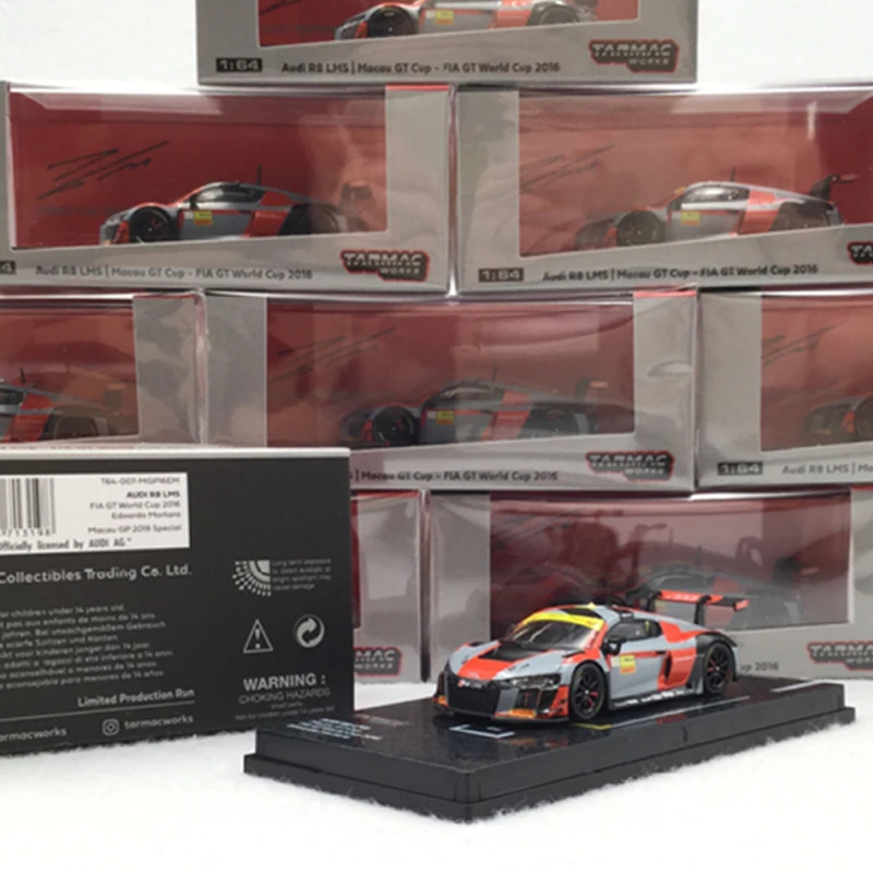 Tarmac работает 1:64 модель автомобиля Audi R8 LMS FIA GT Кубок мира 2016 литье под давлением
Tarmac работает 1:64 модель автомобиля Audi R8 LMS FIA GT Кубок мира 2016 литье под давлением
