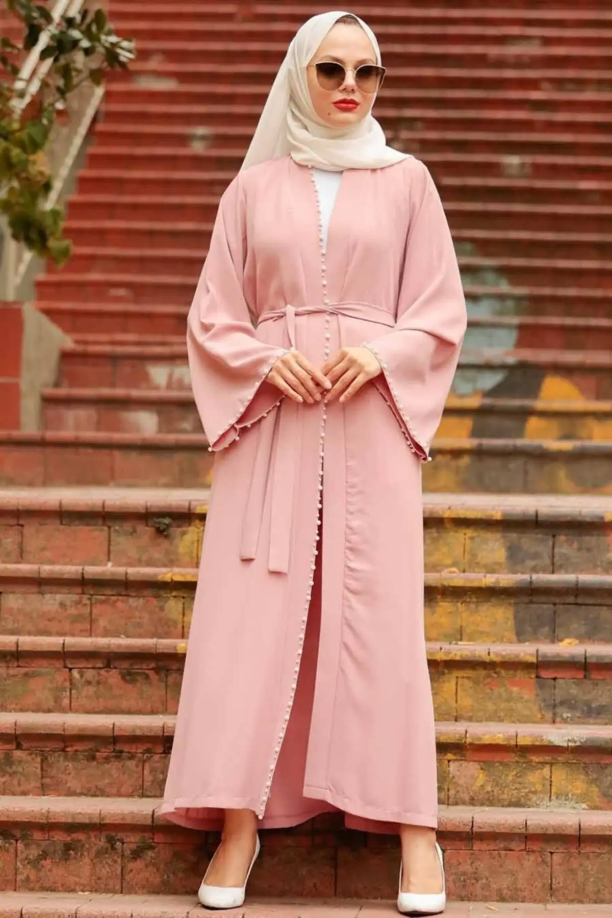 Women's Kimono - Pearl Detailed Powder Hijab Abaya 41021pd Fashion Dressing Gown Gown Gown Gown Gown Gown Summer 2022
Women's Kimono - Pearl Detailed Powder Hijab Abaya 41021pd Fashion Dressing Gown Gown Gown Gown Gown Gown Summer 2022