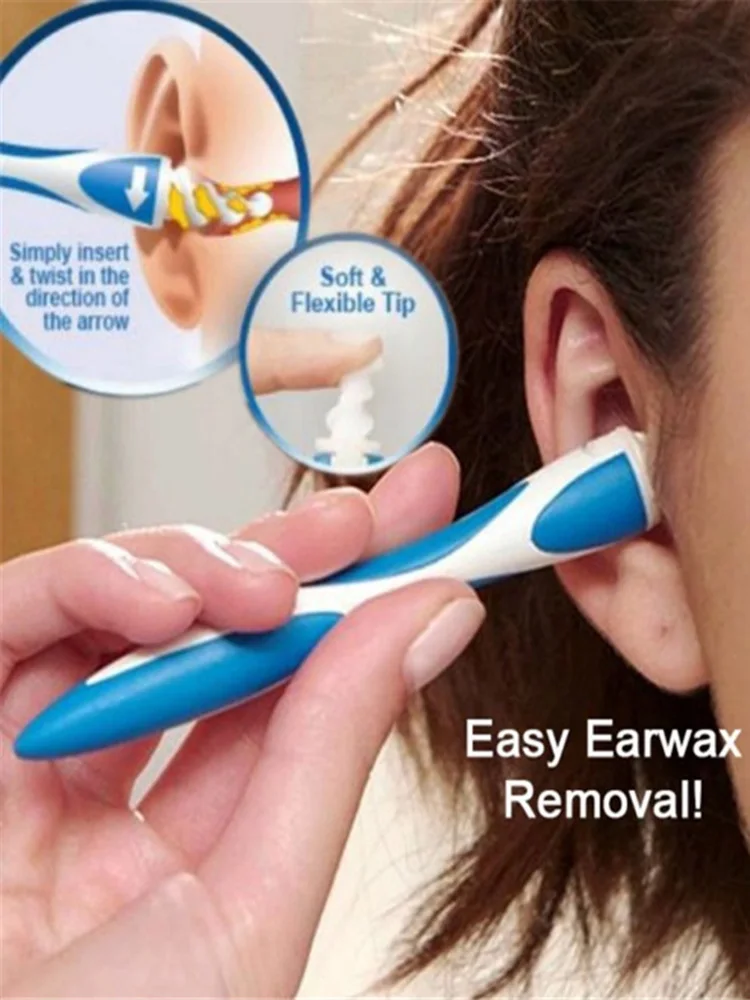 Wax Removal Tool 16 Tips Ear Cleaner Earpick Spiral Care Clean Tool with Soft Silicone Replacement Heads Health Ear Cleaner
Wax Removal Tool 16 Tips Ear Cleaner Earpick Spiral Care Clean Tool with Soft Silicone Replacement Heads Health Ear Cleaner