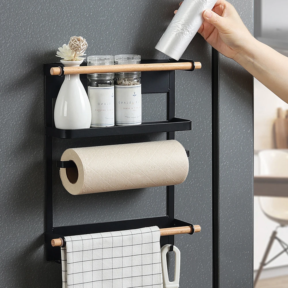Magnet Kitchen Organizer Fridge Shelf Holder Paper Towel Holder Metal Shelf Spice Storage Rack Magnet Kitchen Accessories
Magnet Kitchen Organizer Fridge Shelf Holder Paper Towel Holder Metal Shelf Spice Storage Rack Magnet Kitchen Accessories