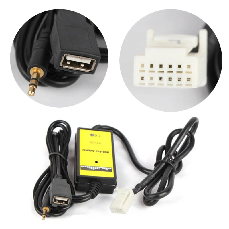 Aux Adapter Car Radio MP3 USB Music Adapter Auxiliary Interface for Vitz 2006-2010 MR2 2004-2010 Corolla 2003-2015 D7YA
Aux Adapter Car Radio MP3 USB Music Adapter Auxiliary Interface for Vitz 2006-2010 MR2 2004-2010 Corolla 2003-2015 D7YA