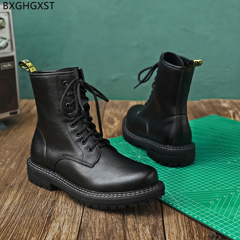 Black Leather Boots for Men Male Ankle Boots Fashion Luxury Brand Shoes Men Casual Shoes Black Boots Men Chaussure De Homme
Black Leather Boots for Men Male Ankle Boots Fashion Luxury Brand Shoes Men Casual Shoes Black Boots Men Chaussure De Homme