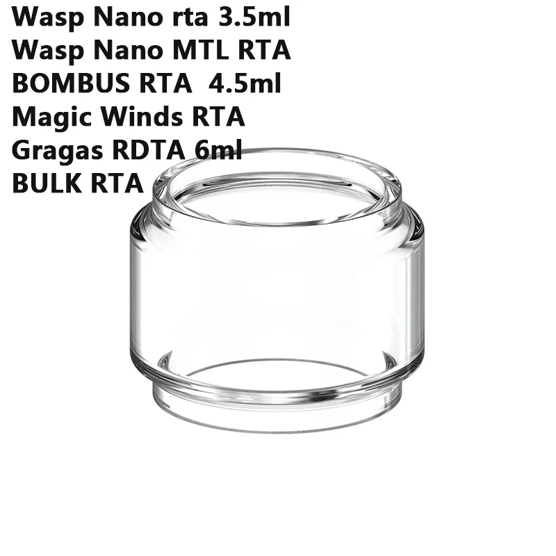 Bubble Glass Tube for Oumier Wasp Nano MTL RTA BOMBUS RTA Magic Winds Gragas BULK RTA Glass Tank Replacement Mini Cup 5PCS
Bubble Glass Tube for Oumier Wasp Nano MTL RTA BOMBUS RTA Magic Winds Gragas BULK RTA Glass Tank Replacement Mini Cup 5PCS