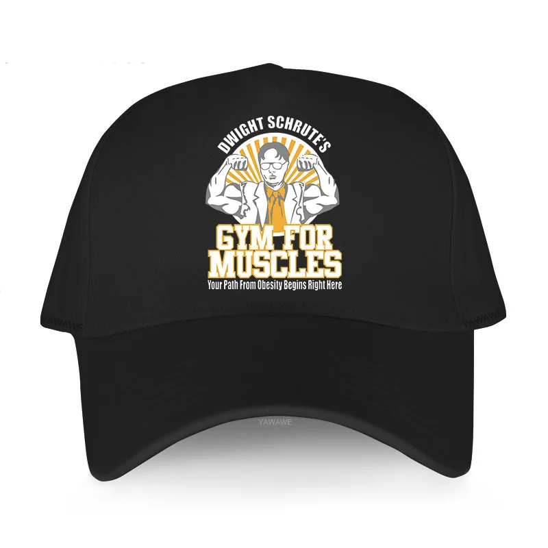 Men's Fashion printed Hat brand original Cap DWIGHT SCHRUTE'S GYM FOR MUSCLES Unisex Breathable Baseball cap Boyfriend hats
Men's Fashion printed Hat brand original Cap DWIGHT SCHRUTE'S GYM FOR MUSCLES Unisex Breathable Baseball cap Boyfriend hats