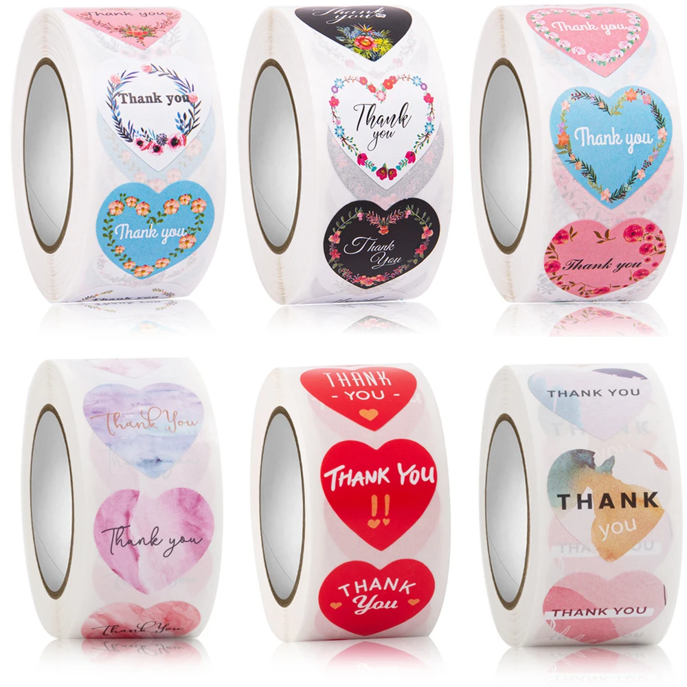 50-500pcs Heart Shaped Thank You Stickers Self Adhesive Label DIY Scrapbook Decorative Paper Card Gift Box Sealing Stationery
50-500pcs Heart Shaped Thank You Stickers Self Adhesive Label DIY Scrapbook Decorative Paper Card Gift Box Sealing Stationery