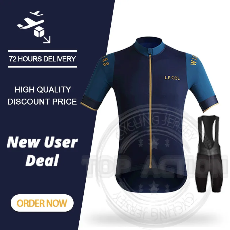 2022 LE COL Men's Road Bike Race Triathlon Cycling Suit Set Quick-drying Breathable Comfortable Rpoa Ciclismo Cycling Jersey
2022 LE COL Men's Road Bike Race Triathlon Cycling Suit Set Quick-drying Breathable Comfortable Rpoa Ciclismo Cycling Jersey